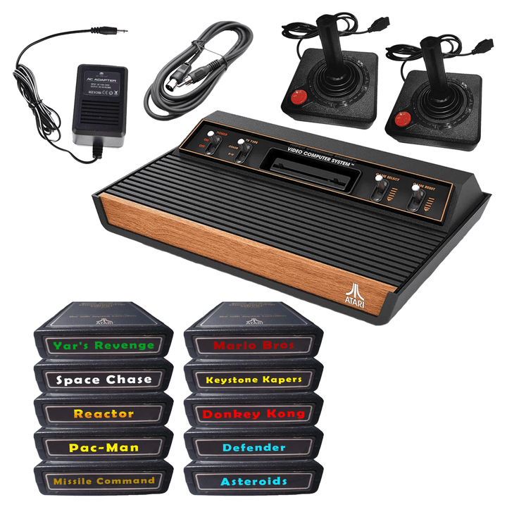 Atari 2600 Console: 10 Games Bundle