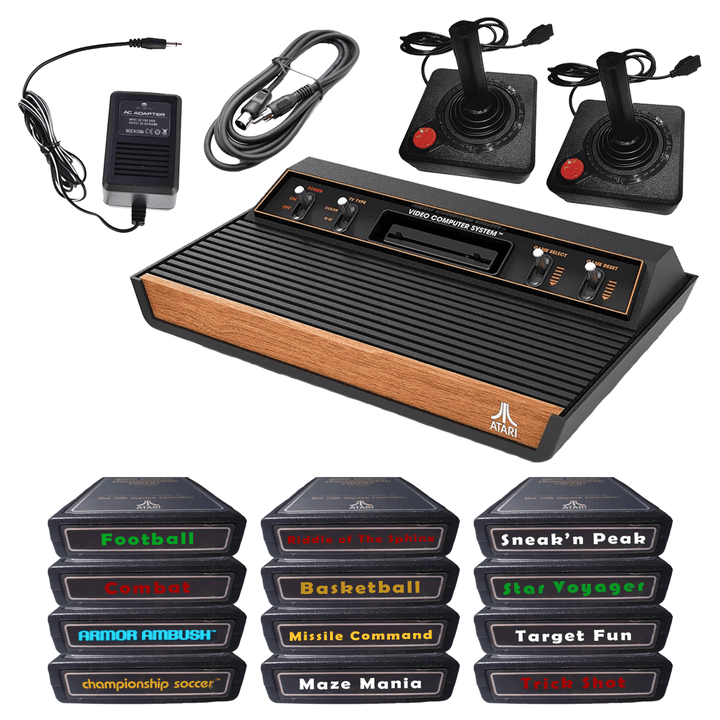 Atari 2600 Console: 12 Games Bundle