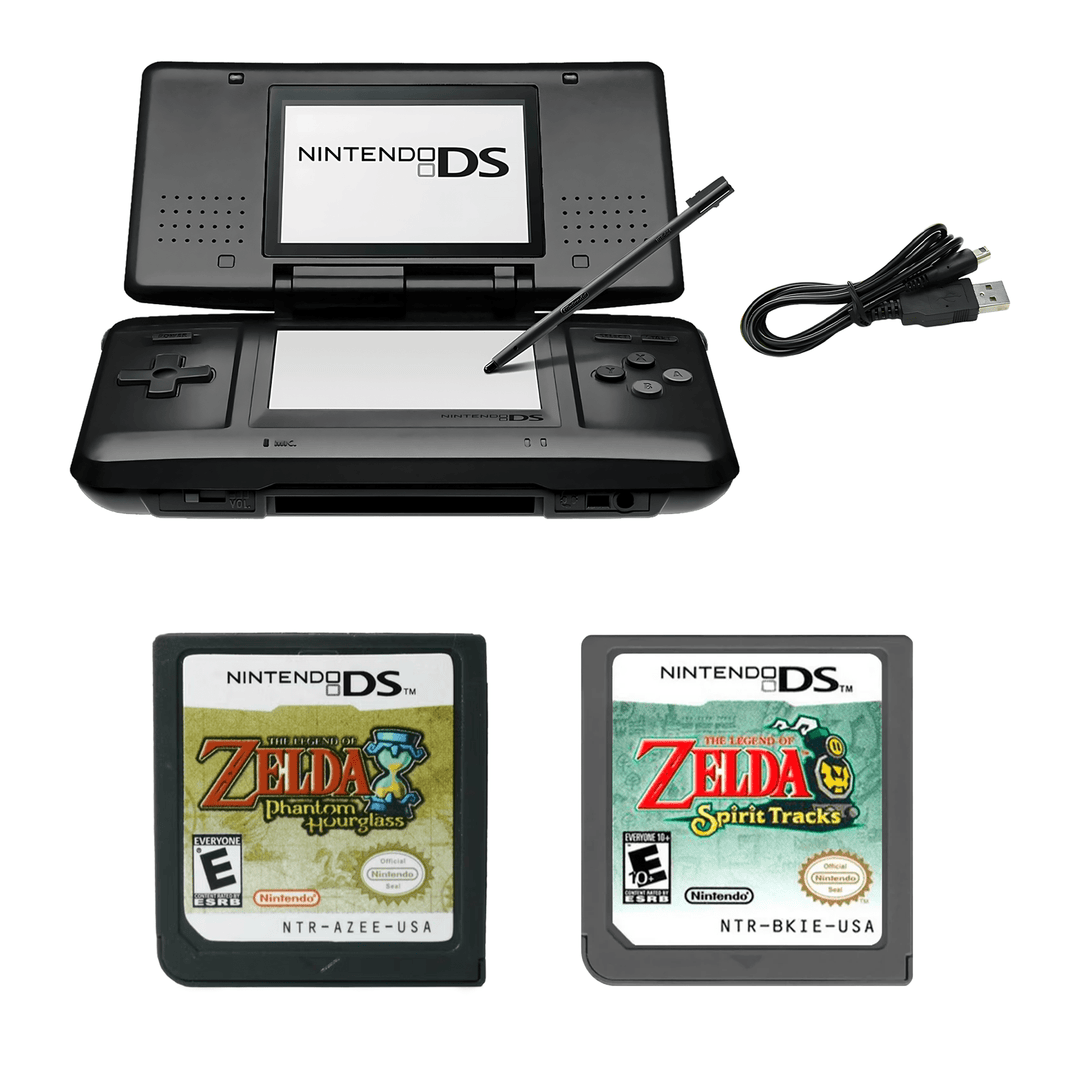 Nintendo DS Adventure Pack – Zelda Phantom Hourglass & Spirit Tracks – Stylus Included