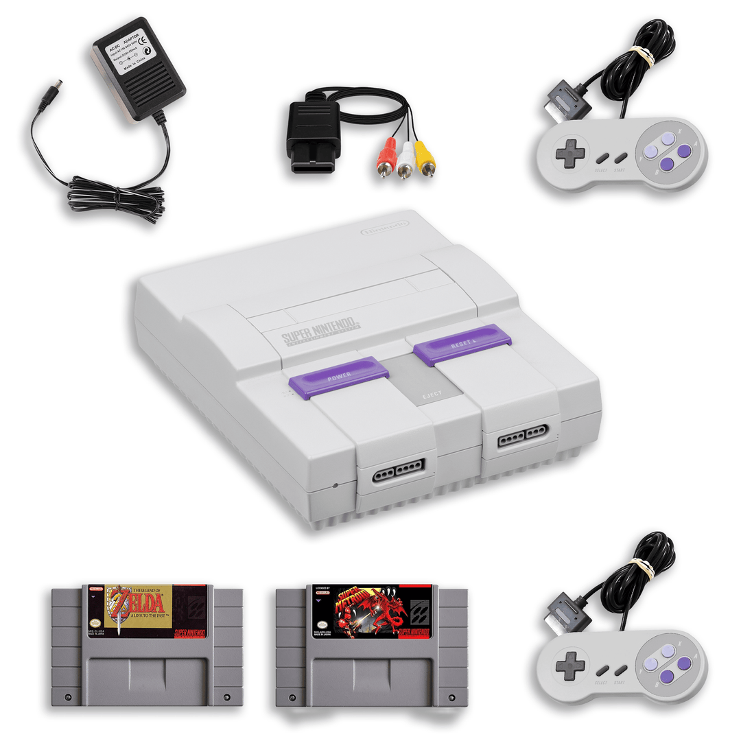 SNES Adventure Pack – Zelda A Link to the Past & Super Metroid – 1 Controller