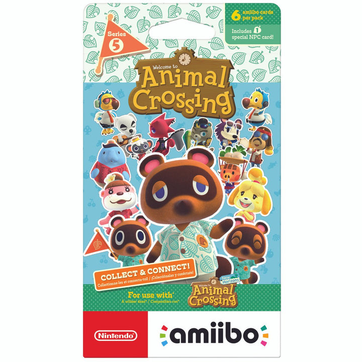 Amiibo cards 6-pack Animal Crossing - Series 5 (Retro Fam)