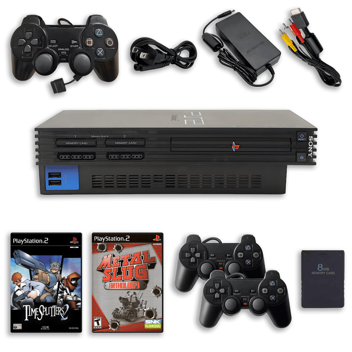 Arcade Hits de PlayStation 2 – TimeSplitters 2 y Metal Slug Anthology – 2 mandos, tarjeta de memoria
