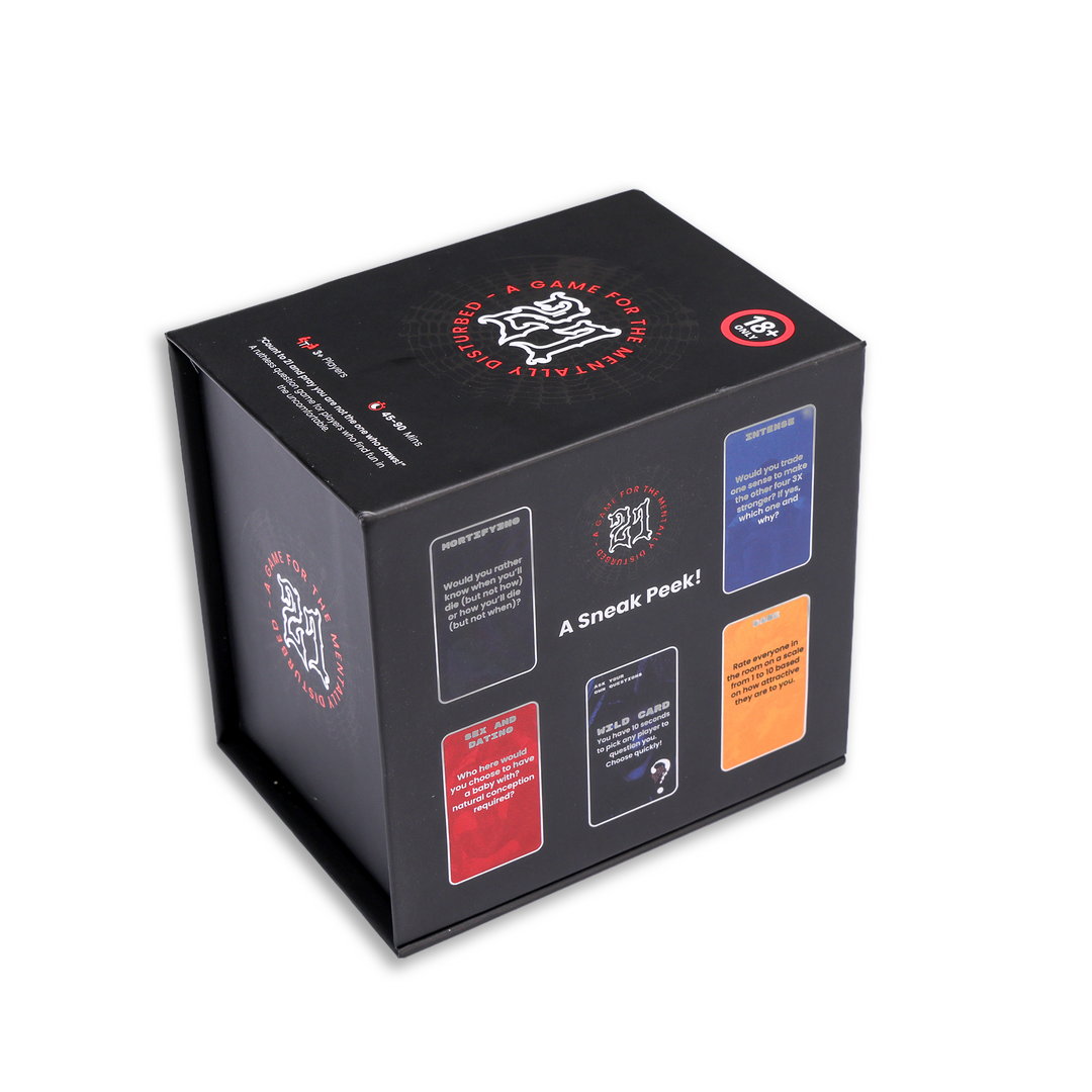 TWENTY-ONE™ – The Ultimate Adult Party Card Game | 225 Fun, Dark & Chaotic Cards