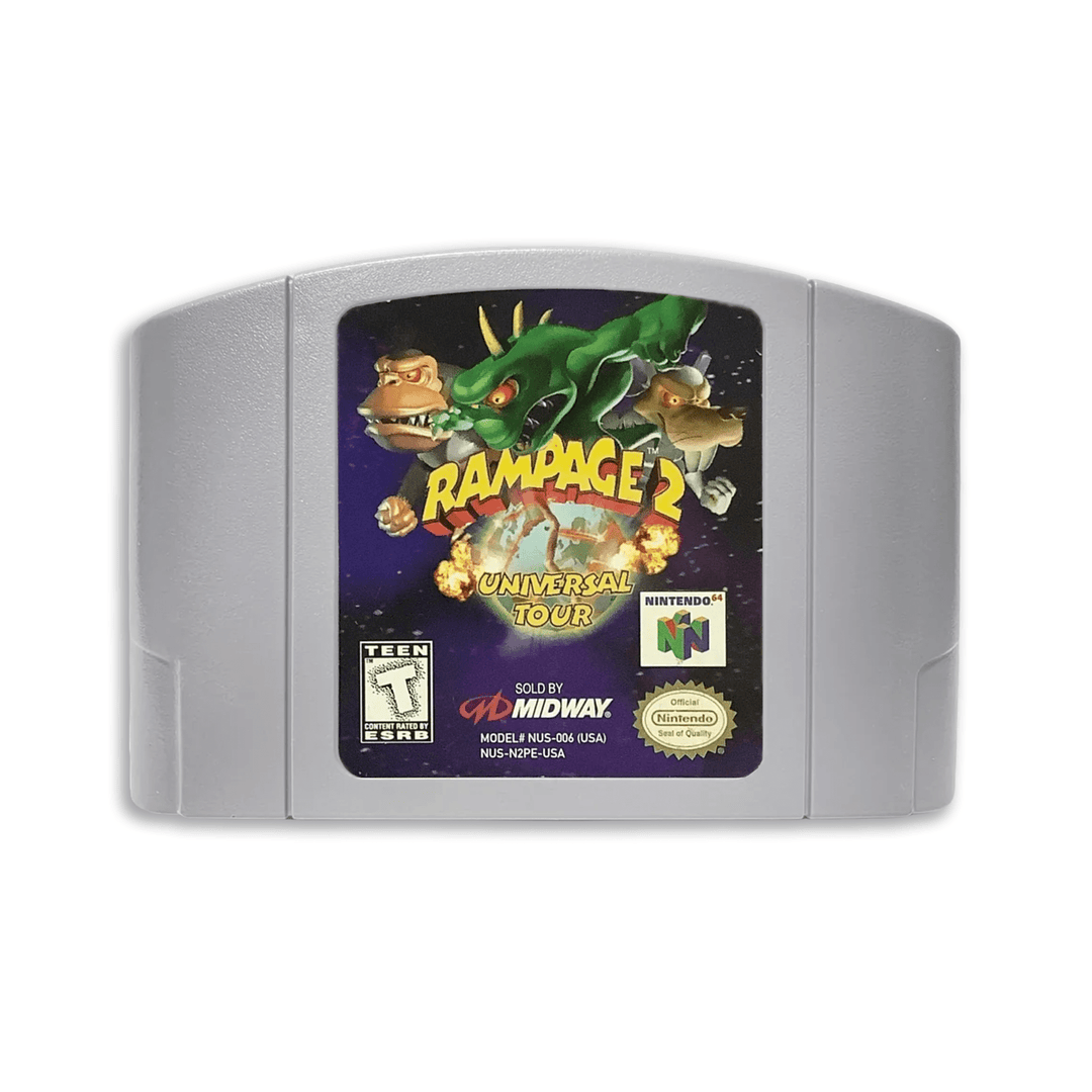 Rampage 2: Universal Tour - N64 Game