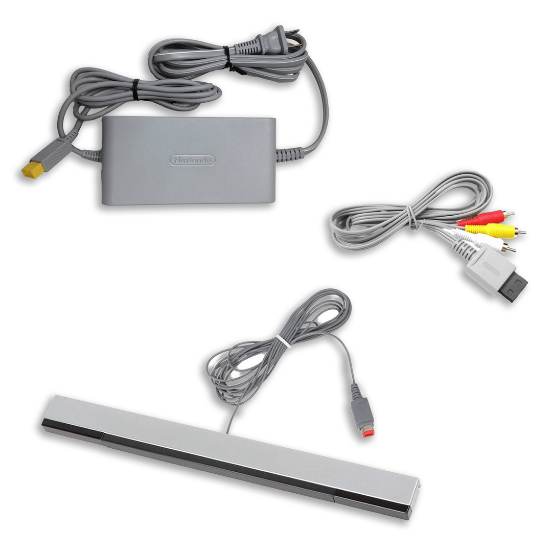 Wii U Power Cable, HDMI & Sensor Bar