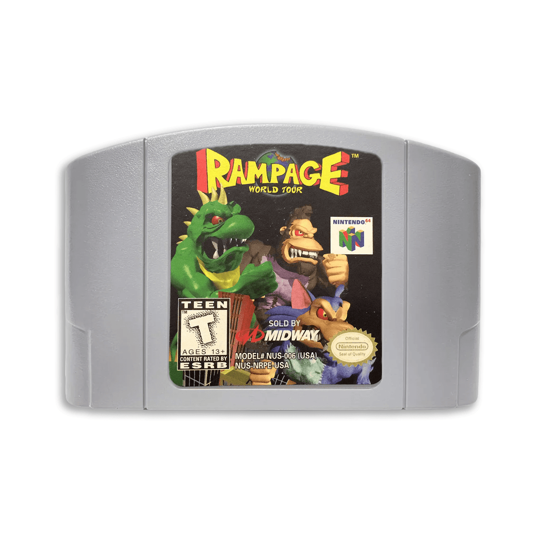 Rampage World Tour - N64 Game