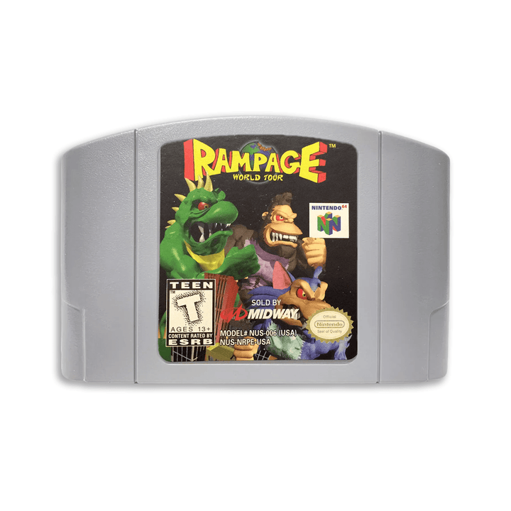 Rampage World Tour - N64 Game