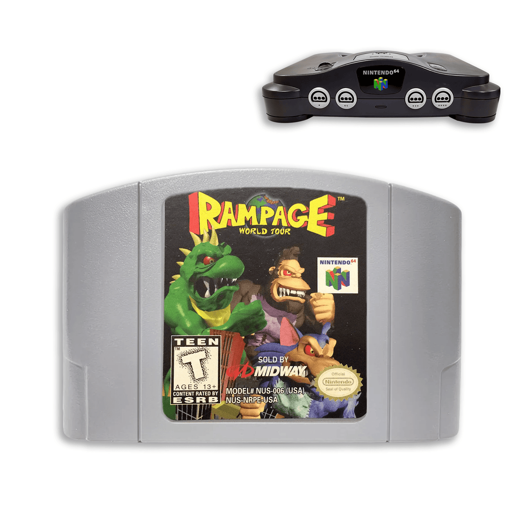 Rampage World Tour - N64 Game