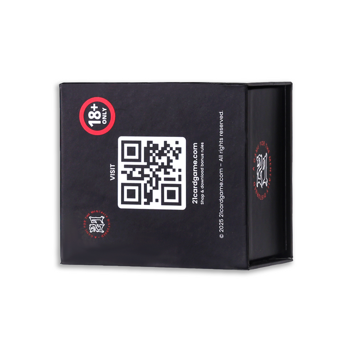 TWENTY-ONE™ – The Ultimate Adult Party Card Game | 225 Fun, Dark & Chaotic Cards