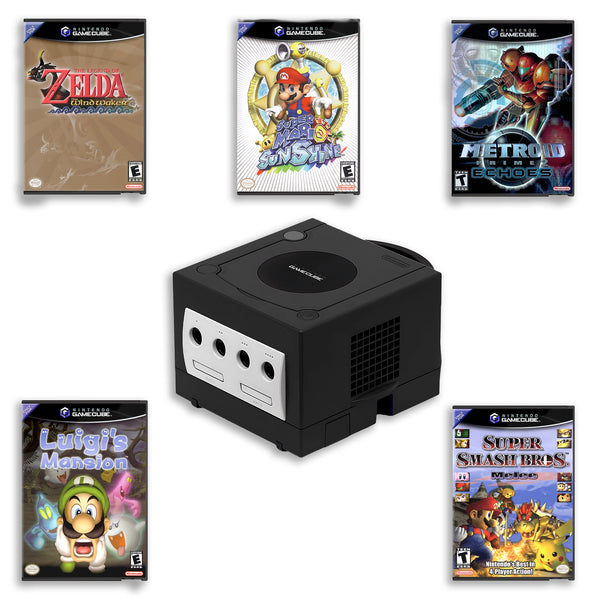 Consola Nintendo GameCube: Animal Crossing - Negro (Retro Fam) - Image 2