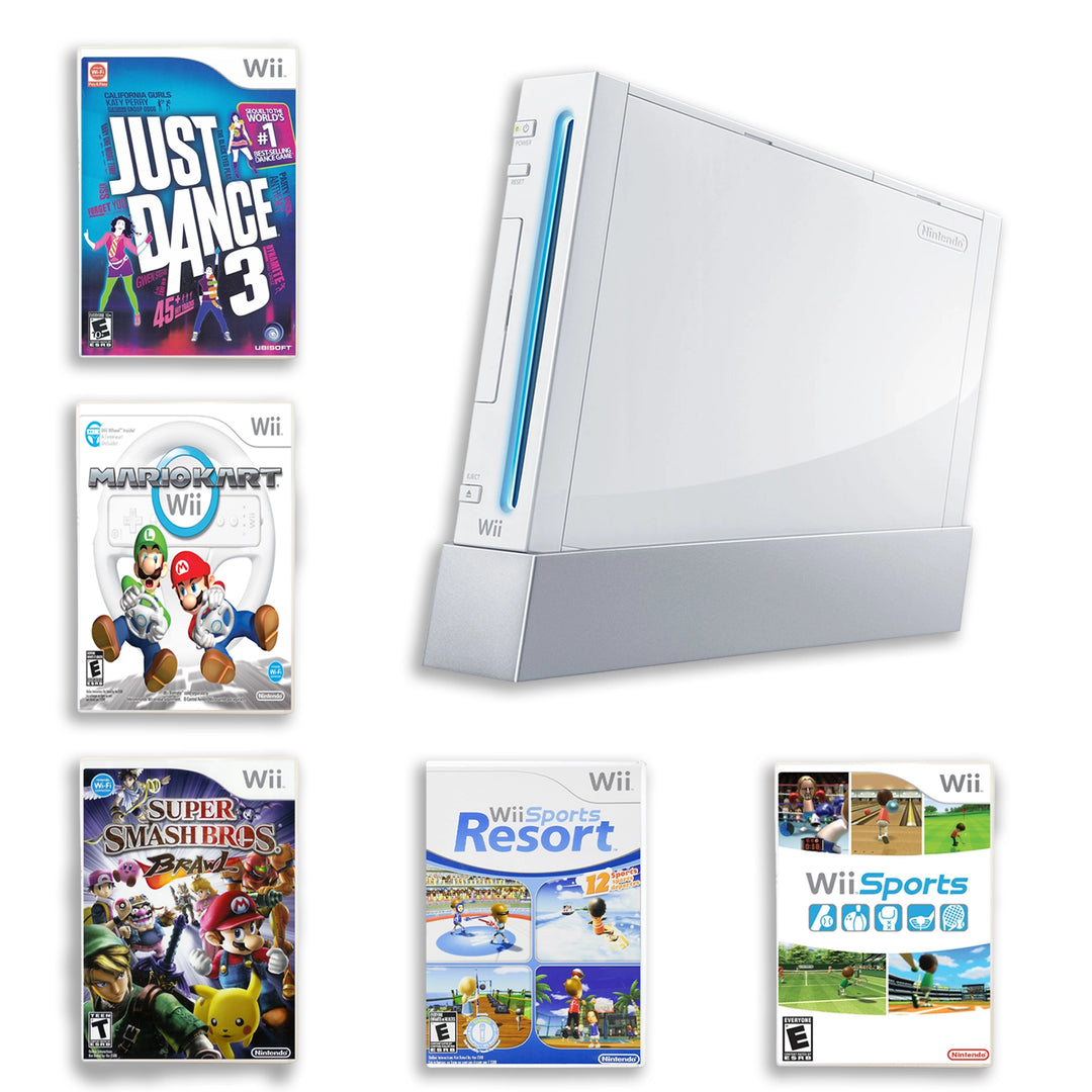 Consola Wii: New Super Mario Bros (Retro Fam)