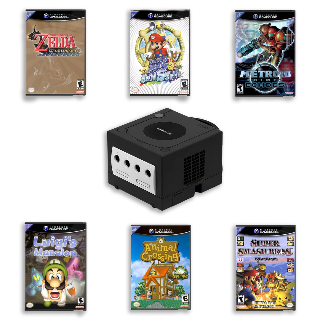 Nintendo Gamecube Console: Mario Game Collection