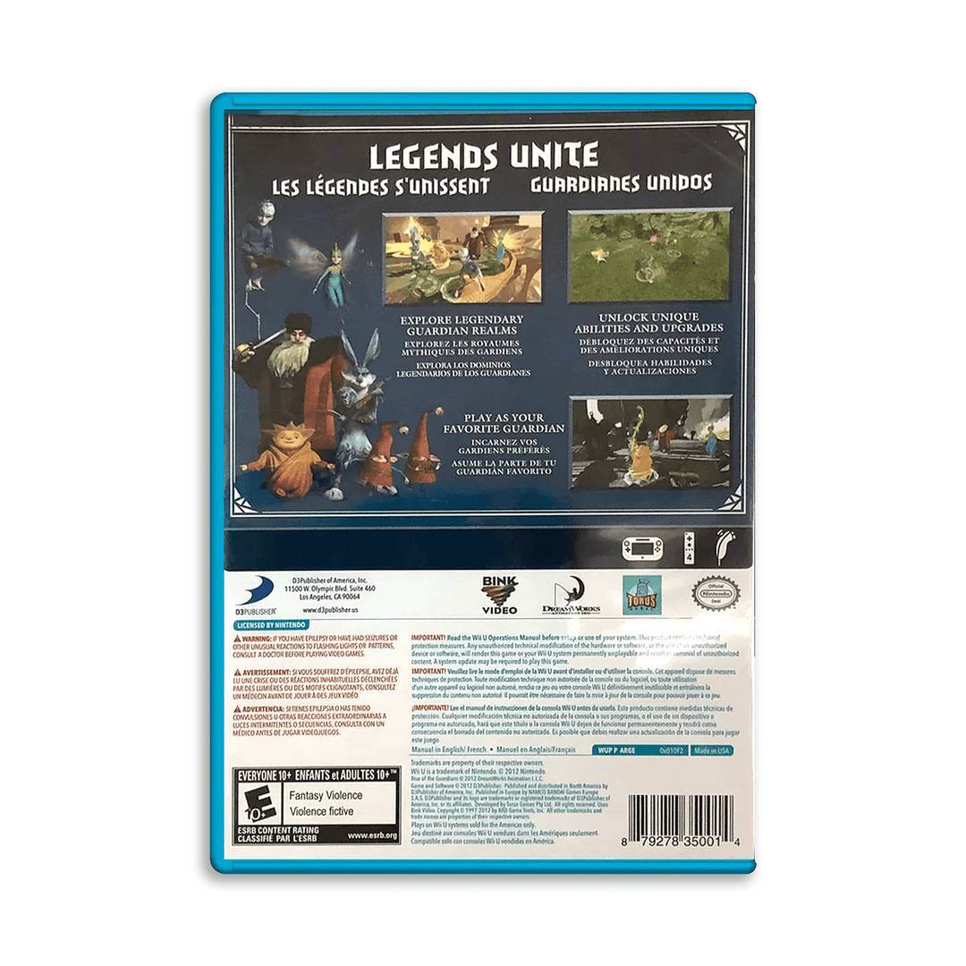 Rise Of The Guardians - Wii U Game