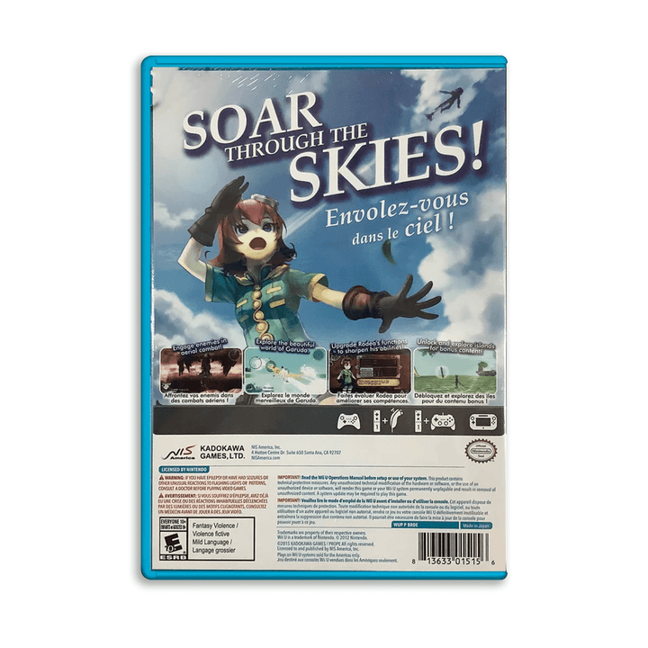 Rodea the Sky Soldier - Wii U Game