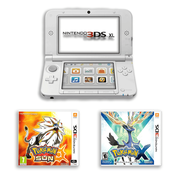Nintendo 3DS XL Console: Pokémon Sun & Pokémon X