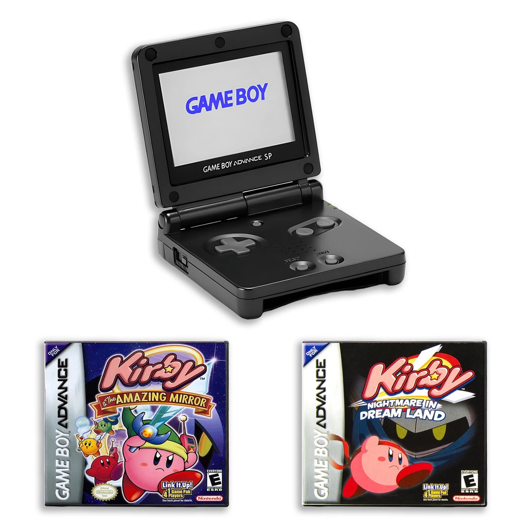 Nintendo Gameboy Advance SP Console: Kirby Bundle