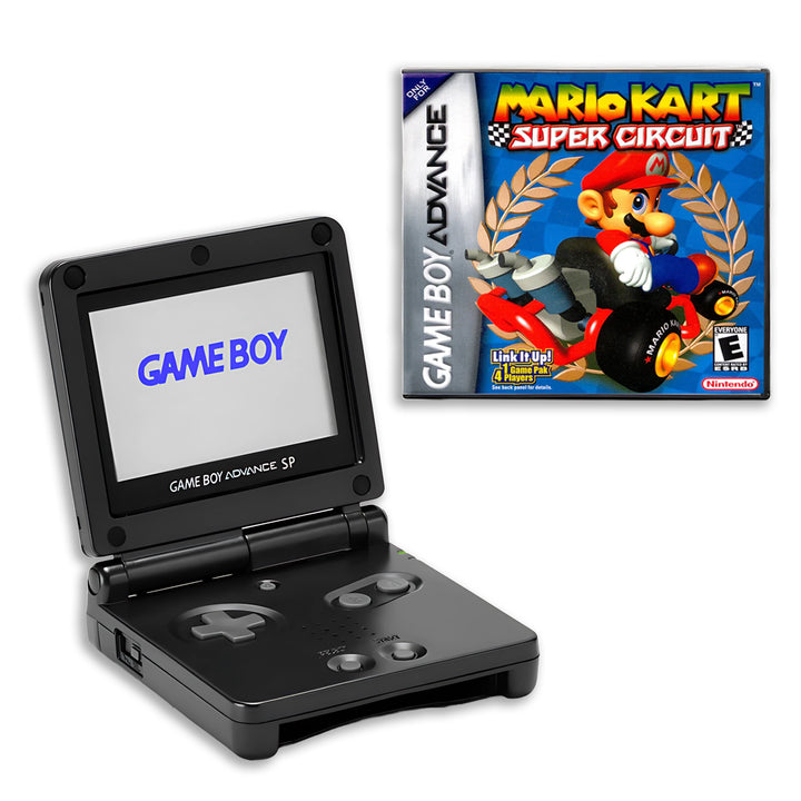 Consola Nintendo Gameboy Advance SP: Paquete Mario Kart Super Circuit