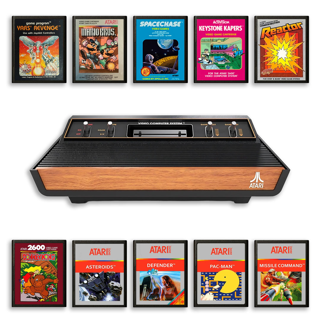Atari 2600 Console: 10 Games Bundle