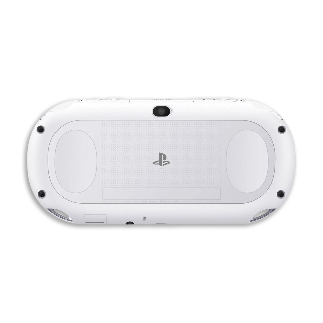 PlayStation Vita 2000 Console Crystal White Backside 