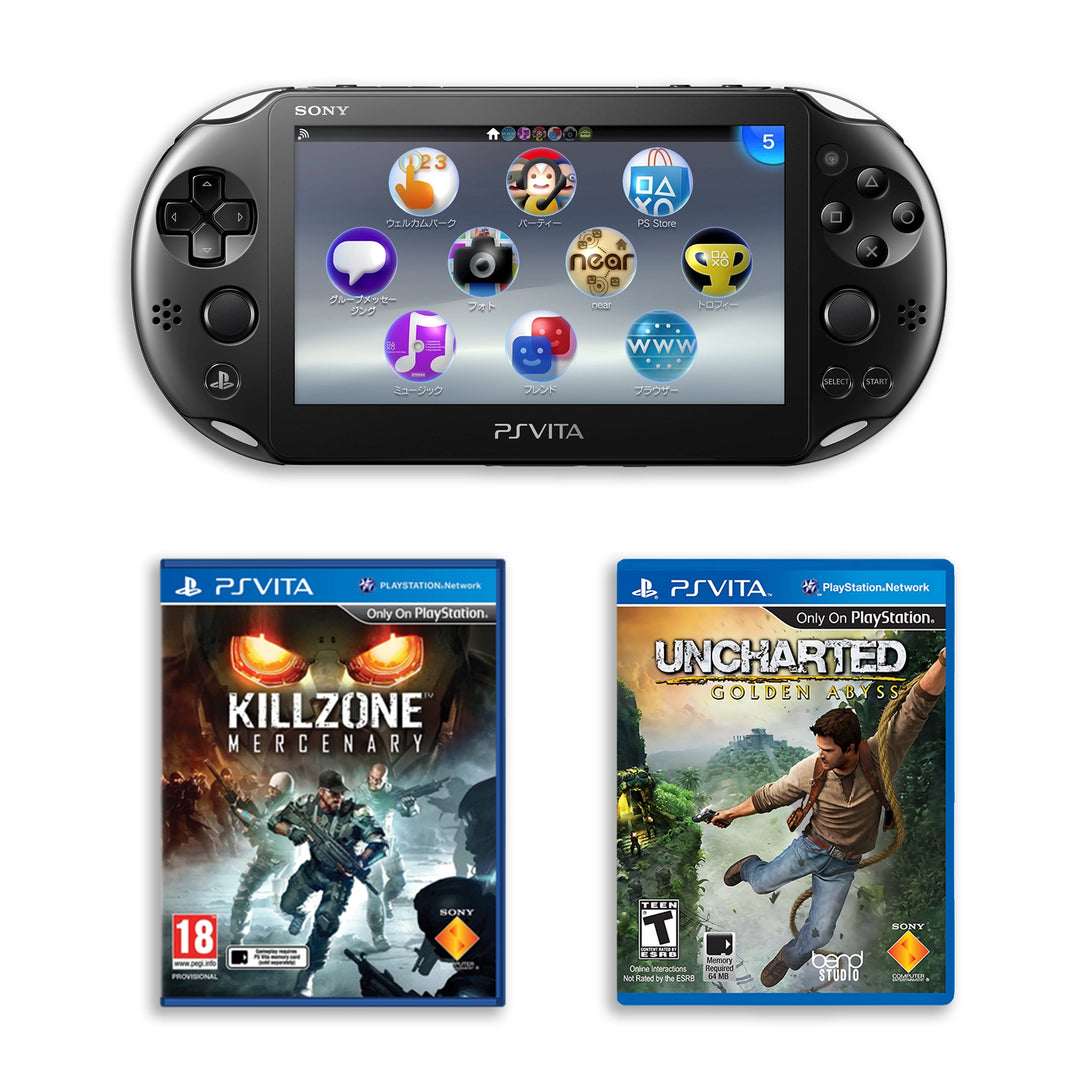PS Vita Console Bundle: Killzone Mercenary & Uncharted Golden Abyss