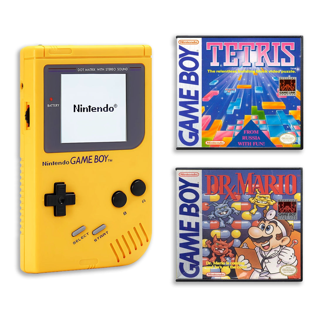 Consola Nintendo Gameboy: Tetris y Dr Mario - Rojo (Retro Fam)