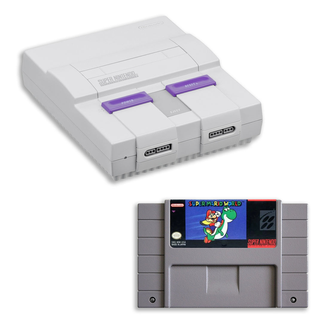SNES Console Bundle: Super Mario World