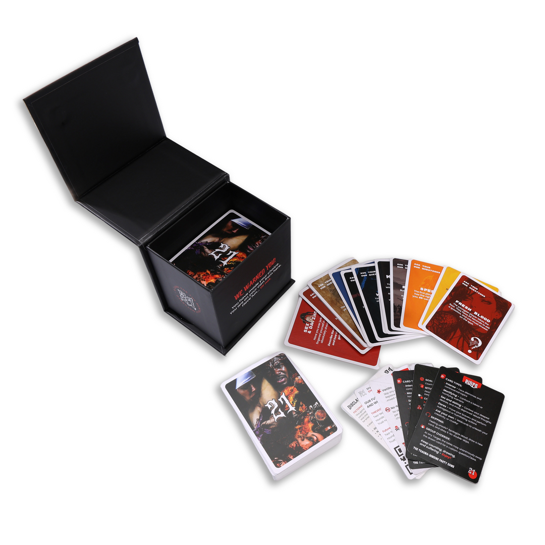 TWENTY-ONE™ – The Ultimate Adult Party Card Game | 225 Fun, Dark & Chaotic Cards