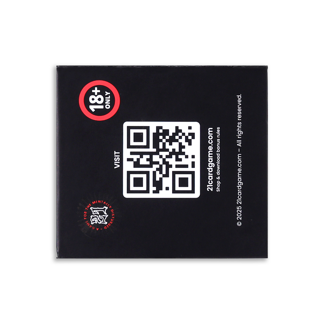 TWENTY-ONE™ – The Ultimate Adult Party Card Game | 225 Fun, Dark & Chaotic Cards