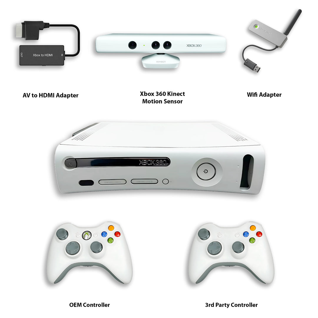 Xbox 360 Console Bundle: Grand Theft Auto IV & V