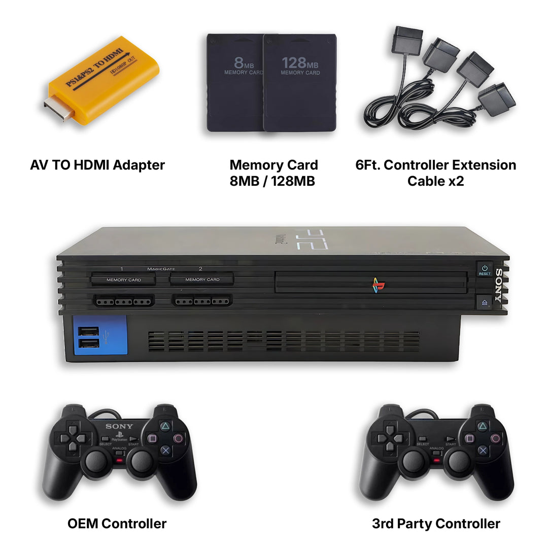 Playstation 2 PS2 Console Bundle: Grand Theft Auto 3, Vice City & San Andreas