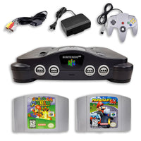 Nintendo 64 Console Bundle: Mario Kart 64 & Super Mario 64