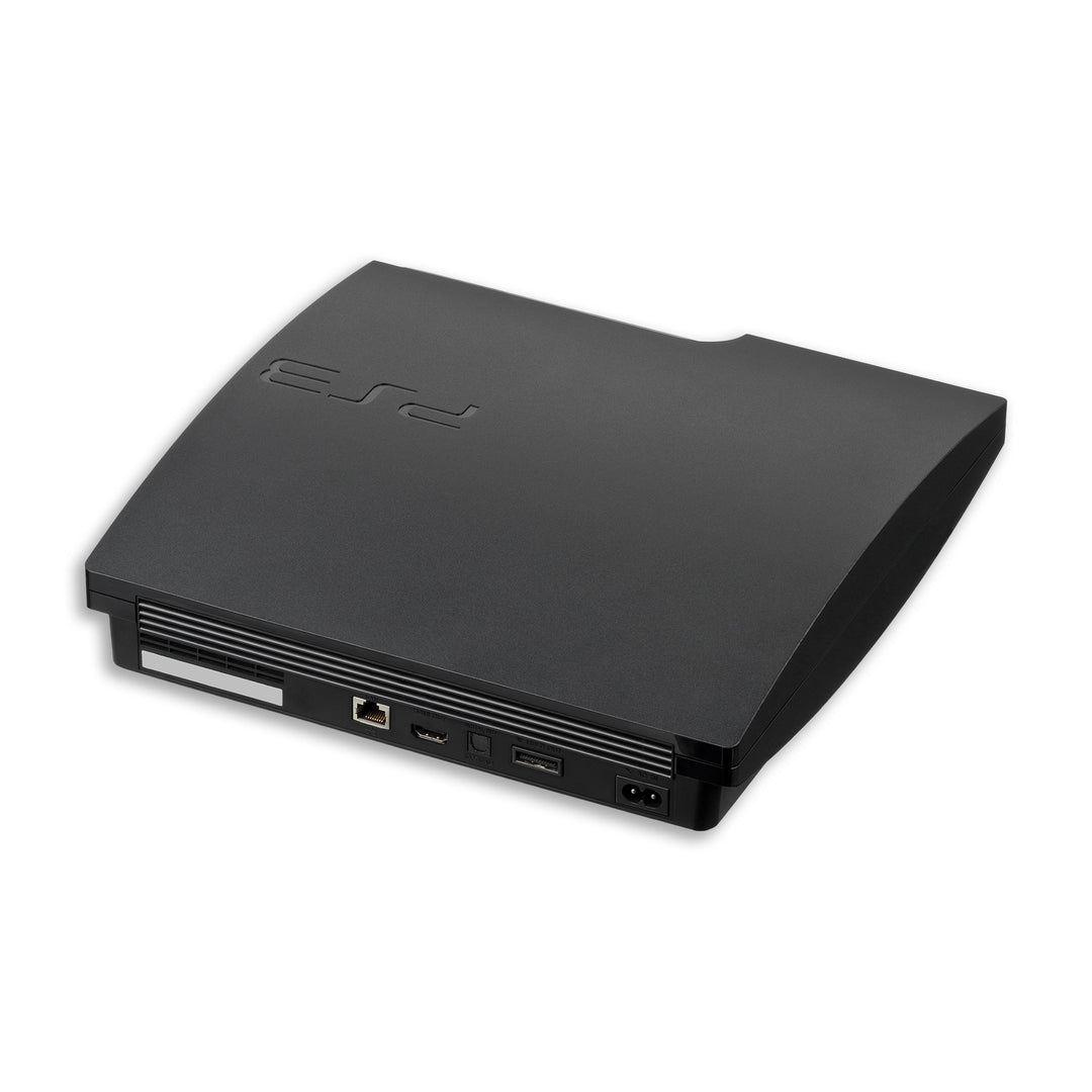 Sony PlayStation 3 Slim Console Back Side with Top View