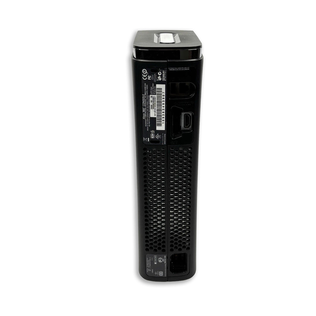 Microsoft Xbox 360 Elite Console Black Backside 