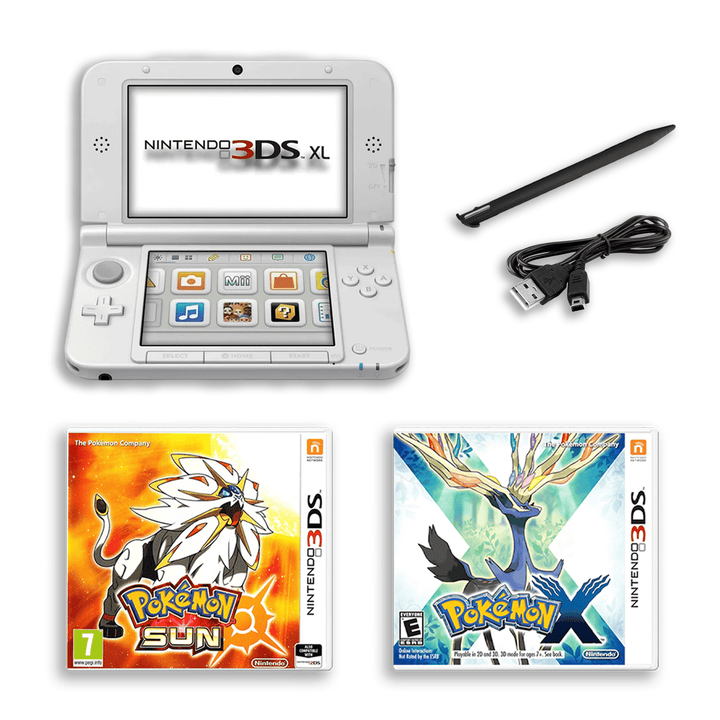 Nintendo 3DS XL Console: Pokémon Sun & Pokémon X