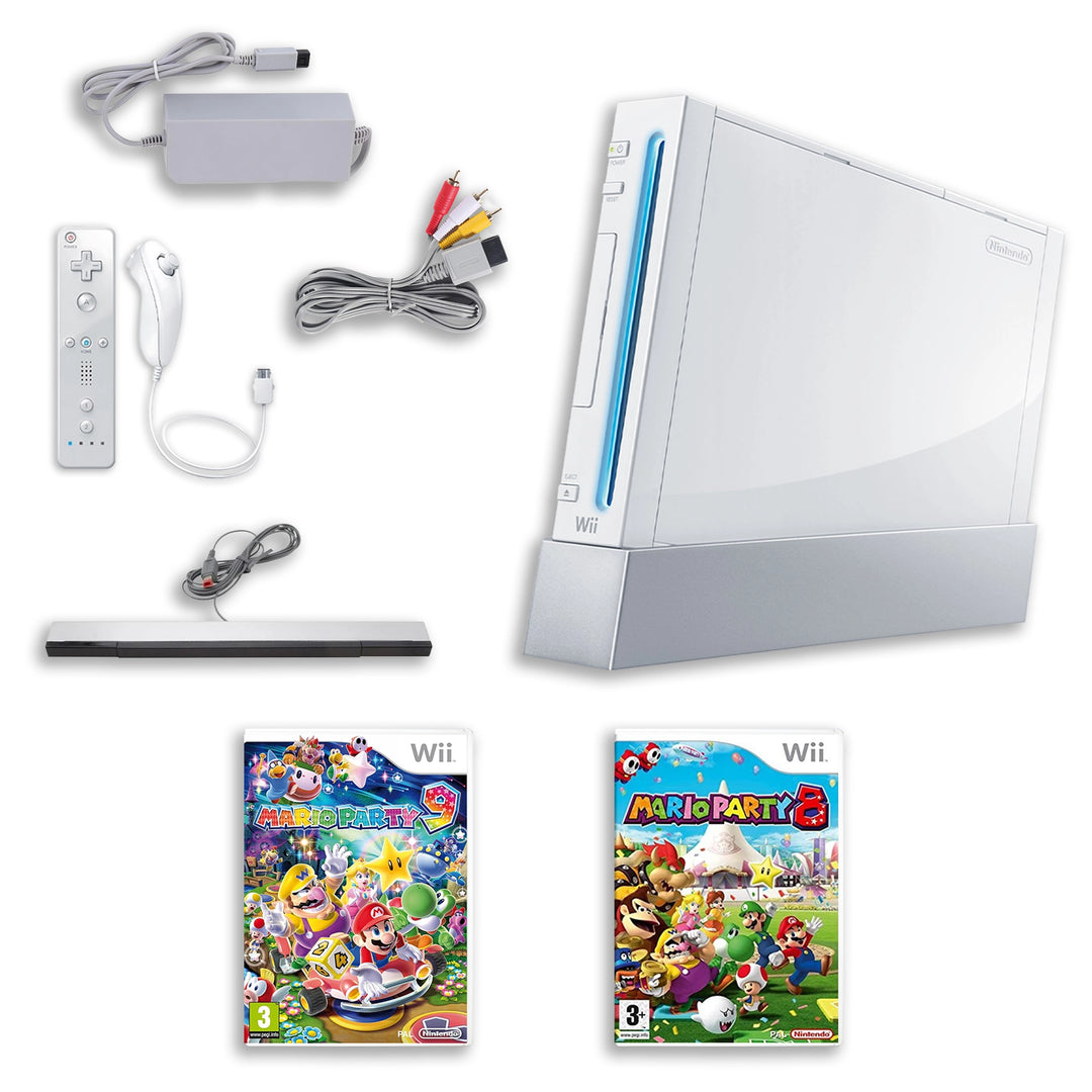 Wii Console: Mario Party 8 & 9