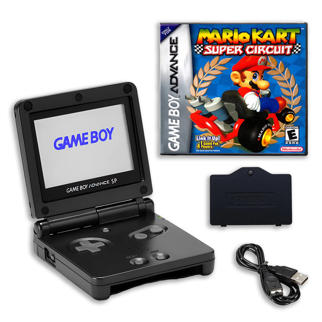 Consola Nintendo Gameboy Advance SP: Paquete Mario Kart Super Circuit
