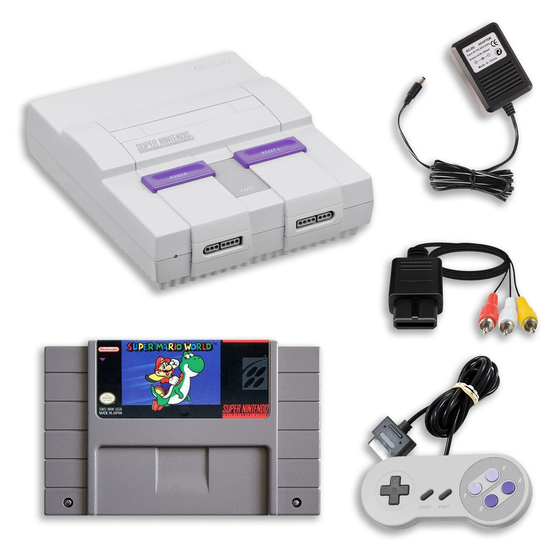 SNES Console Bundle: Super Mario World