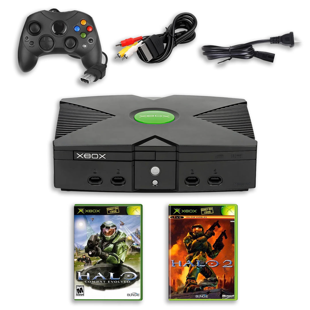 Original Xbox Console Bundle: Halo & Halo 2