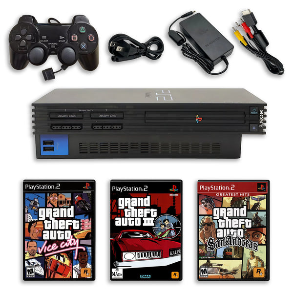 Playstation 2 PS2 Console Bundle: Grand Theft Auto 3, Vice City & San Andreas - Image 2