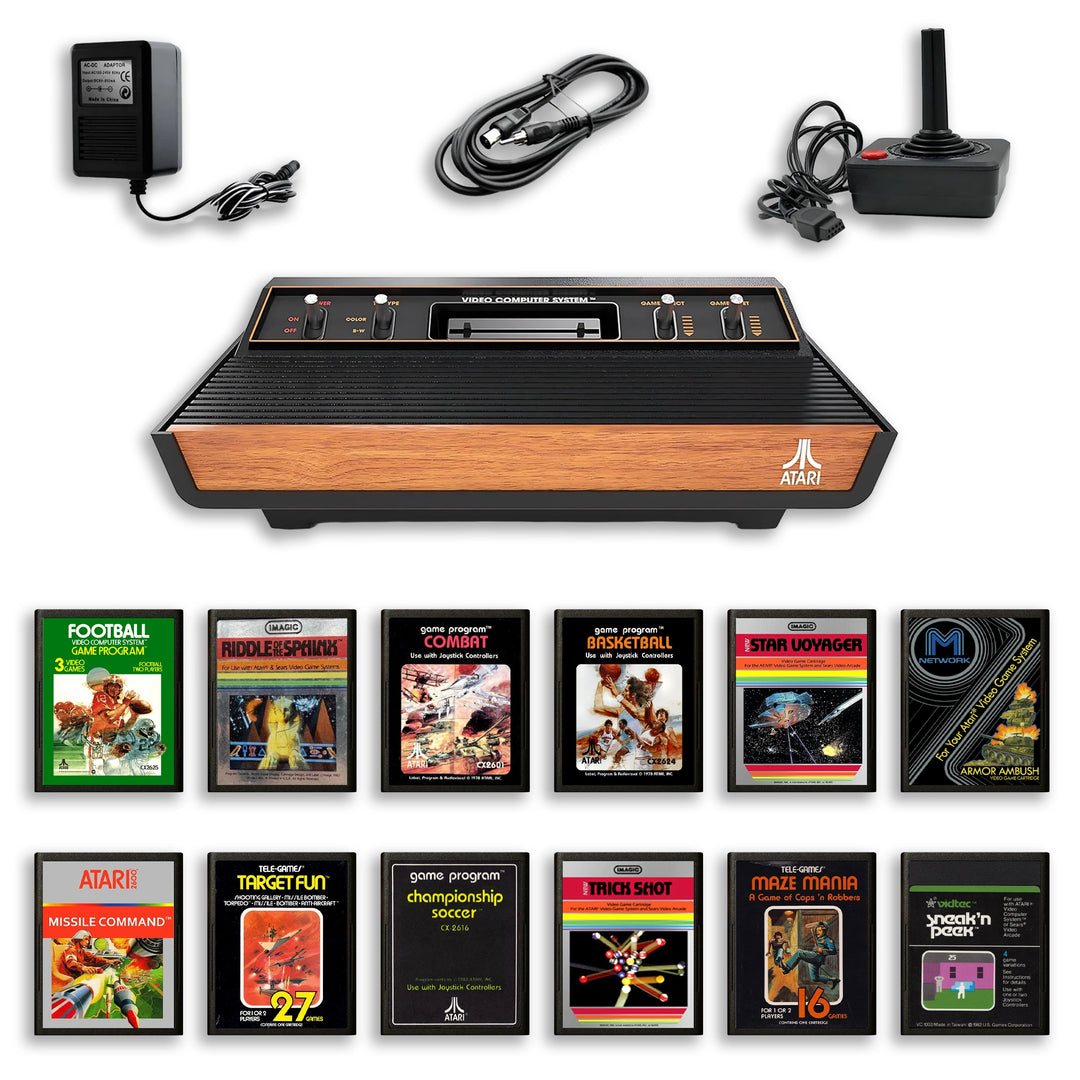 Atari 2600 Console: 12 Games Bundle