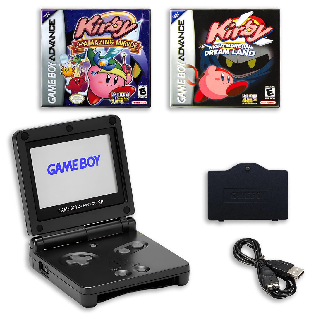 Nintendo Gameboy Advance SP Console: Kirby Bundle