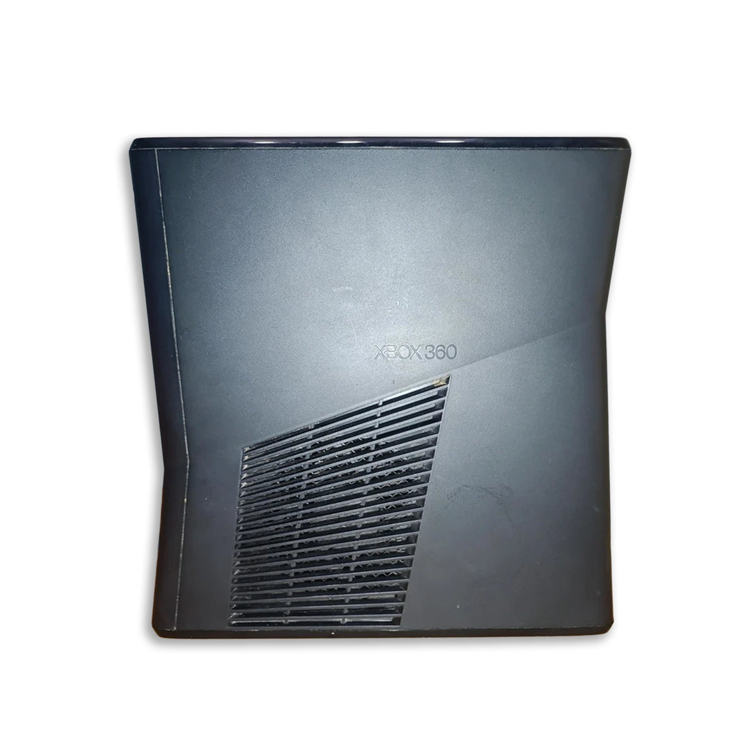 Xbox 360 Model S Console Black with Back Side View 