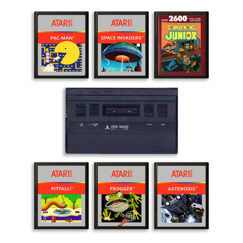 Atari 2600 Junior Console with Top Games