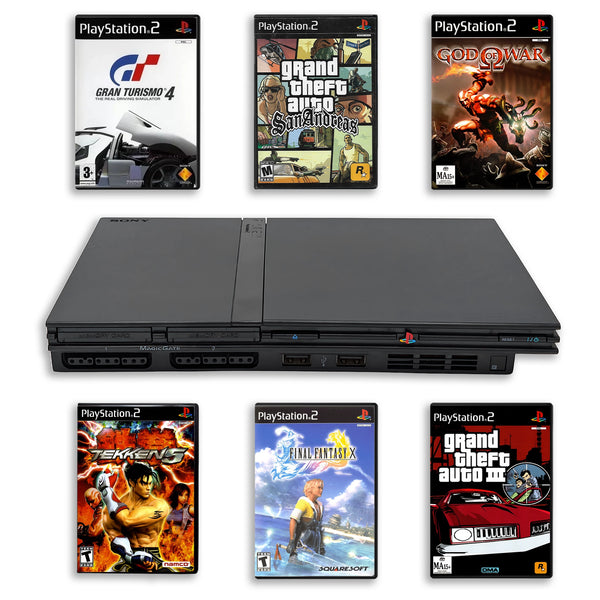 Playstation 2 PS2 Slim Console - Image 2