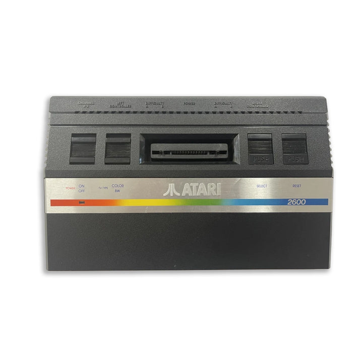 Atari 2600 Junior Console Silver Top View