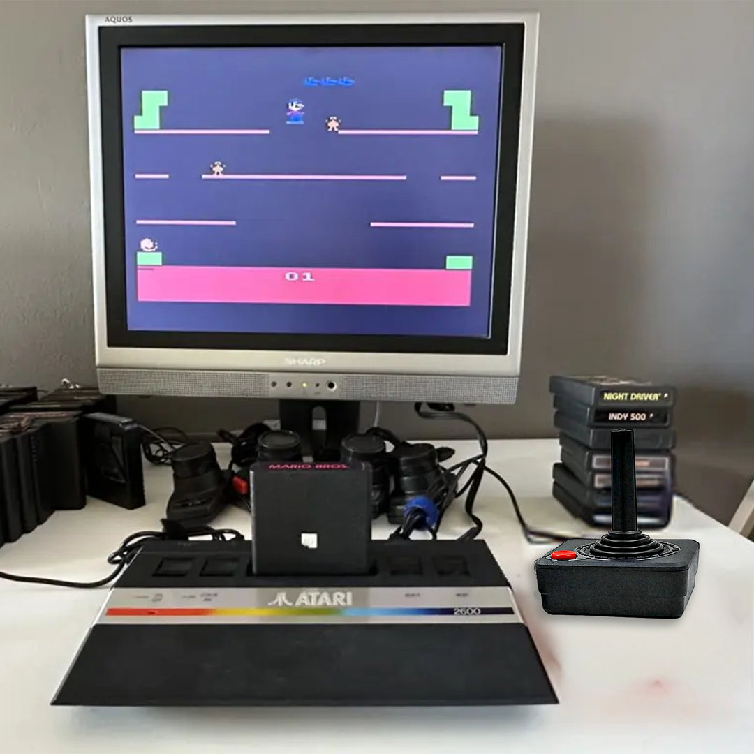 Atari 2600 Junior Console Silver GamePlay