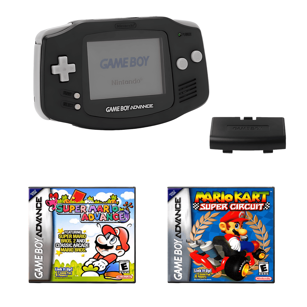 Kit de démarrage Game Boy Advance – Super Mario Advance et Mario Kart Super Circuit