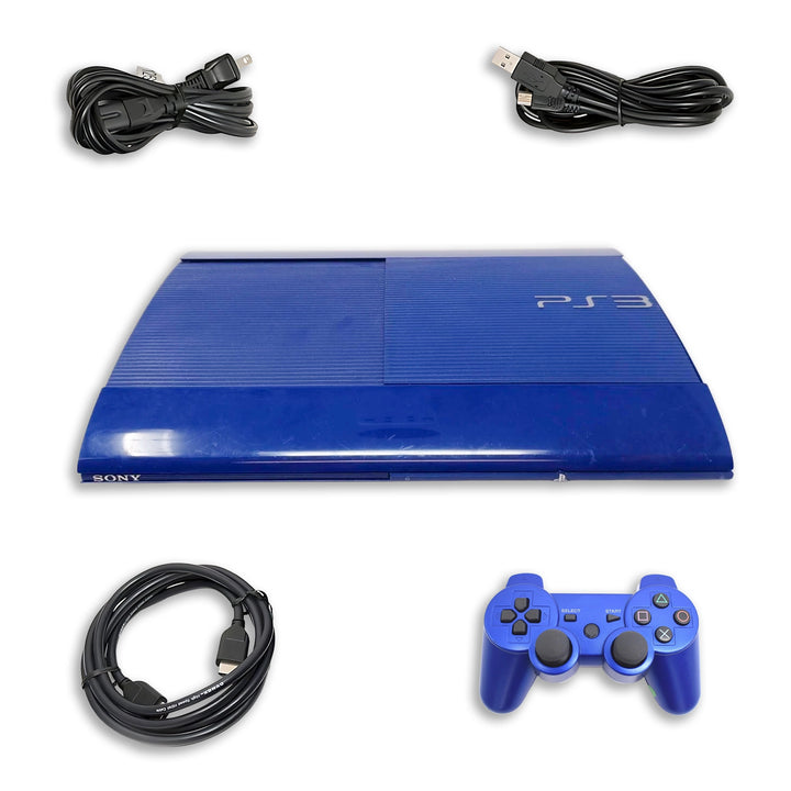 Sony PlayStation 3 Super Slim Console Blue 