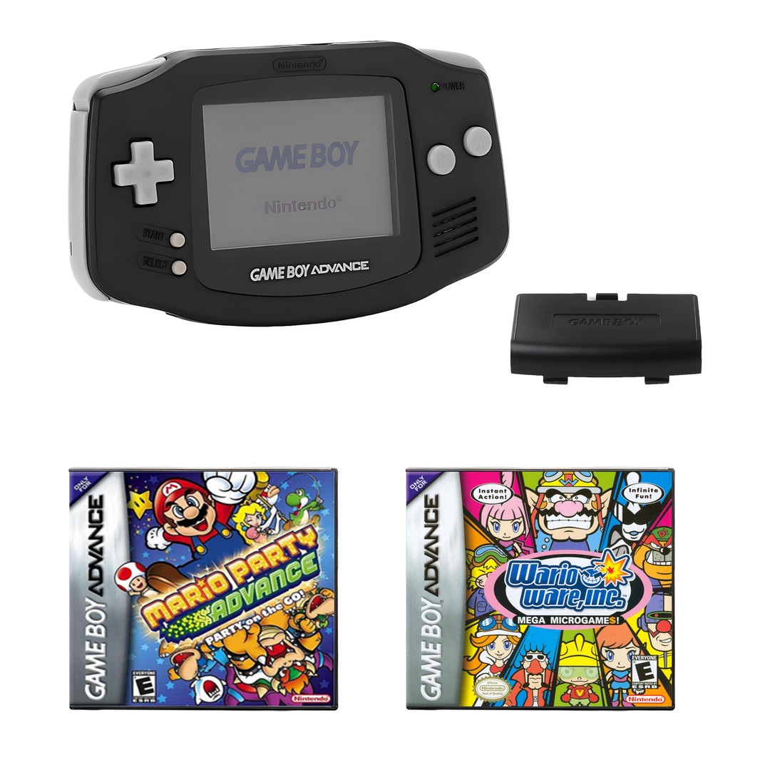 Paquete de Diversión Familiar Game Boy Advance – Mario Party Advance y WarioWare Inc.