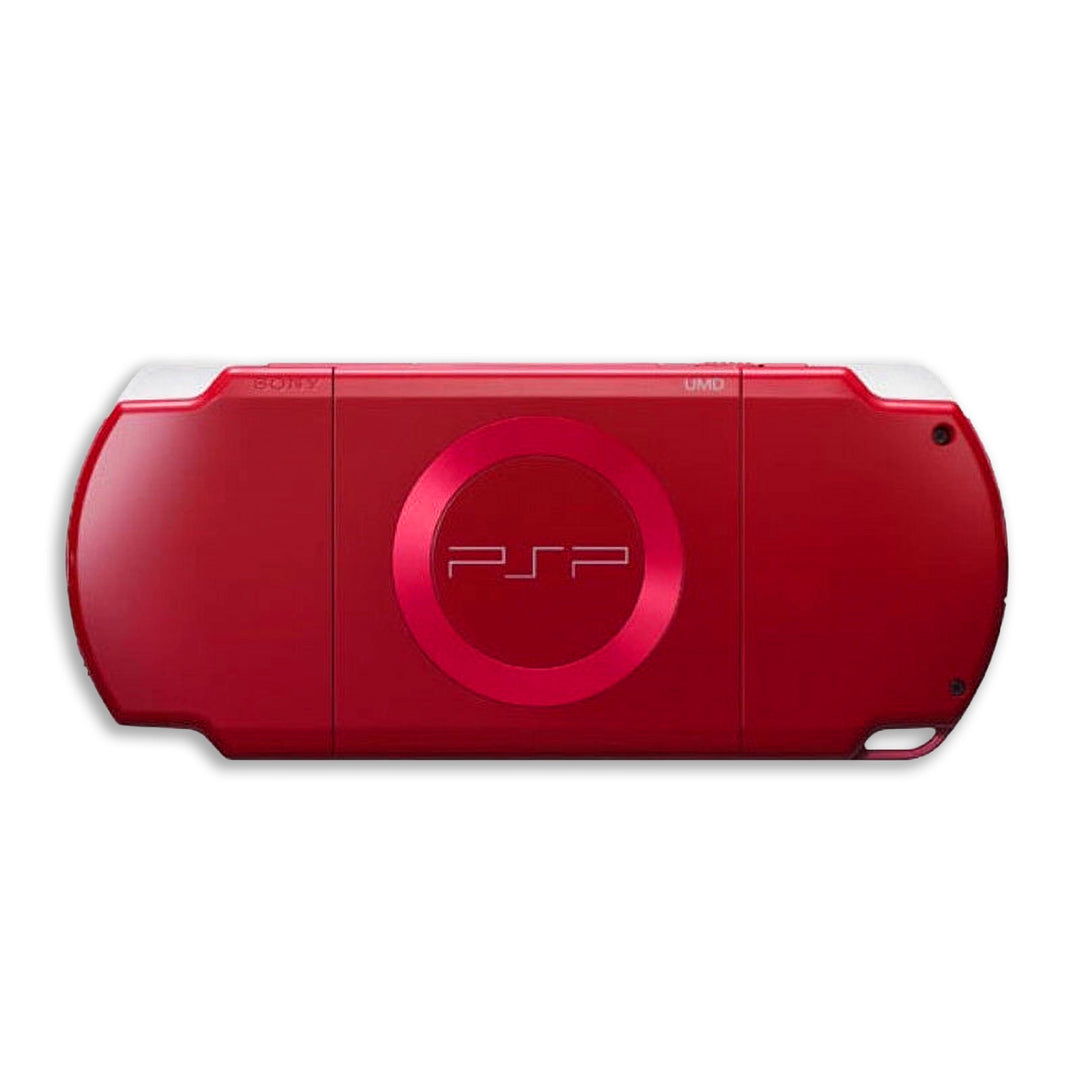 PlayStation Portable PSP 2000 Console Red Back Side
